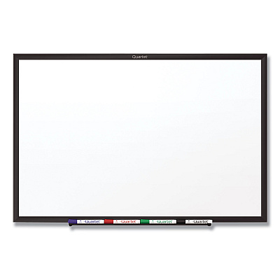 Quartet Classic Series Total Erase Dry Erase Boards, 96 x 48, White Surface, Black Aluminum Frame (QRTS538B)