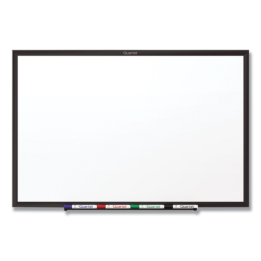 Quartet Classic Series Total Erase Dry Erase Boards, 96 x 48, White Surface, Black Aluminum Frame (QRTS538B)