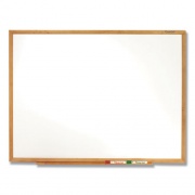 Quartet Classic Series Total Erase Dry Erase Boards, 72 x 48, White Surface, Oak Fiberboard Frame (S577)