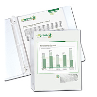 C-Line Recycled Polypropylene Sheet Protectors, Reduced Glare, 2", 11 x 8.5, 100/Box (CLI62029)