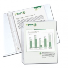 C-Line Recycled Polypropylene Sheet Protectors, Reduced Glare, 2", 11 x 8.5, 100/Box (62029)