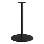 HON Between Round Disc Base for 42" Table Tops, 40.79" High, Black Mica (HONHBTTD42CBK)