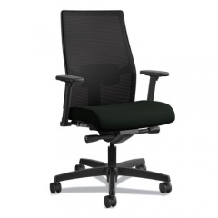 HON Ignition 2.0 4-Way Stretch Mid-Back Mesh Task Chair, Supports Up to 300 lb, 17" to 21" Seat Height, Black (I2M2AMLU10TK)