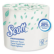 Scott Essential Standard Roll Bathroom Tissue for Business, Septic Safe, 2-Ply, White, 550 Sheets/Roll (KCC04460RL)