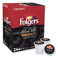 Folgers Gourmet Selections Black Silk Coffee K-Cups, 24/Box (GMT6662)