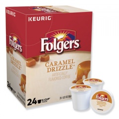 Folgers Caramel Drizzle Coffee K-Cups, 24/Box (6680)