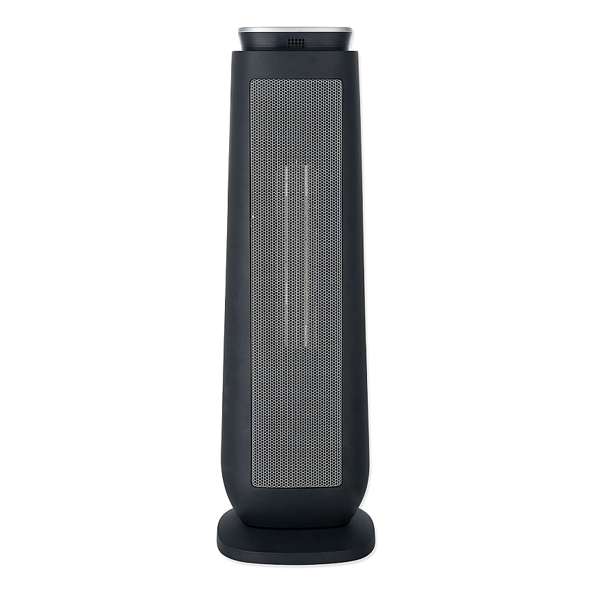 Alera Ceramic Heater Tower with Remote Control, 1,500 W, 7.17 x 7.17 x 22.95, Black (ALEHECT24)