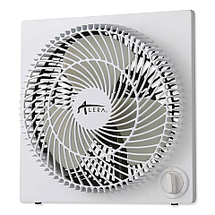 Alera 9" 3-Speed Desktop Box Fan, Plastic, White (ALEFANBX10B)