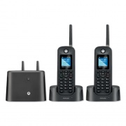 Motorola 0212 Digital Cordless Telephone with Answering Machine, 2 Handsets (O212)