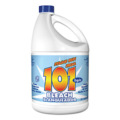 101 Regular Cleaning Low Strength Bleach, 1 gal Bottle, 6/Carton (KIK11006755042)