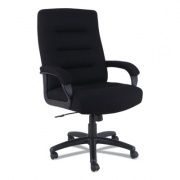 Alera Kesson Series High-Back Office Chair, Supports Up to 300 lb, 19.21" to 22.7" Seat Height, Black (KS4110)