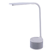 Bostitch LED Bluetooth Speaker Lamp with USB, 2 Prong, 4.33w x 14.57h, White (BOSVLED1817)
