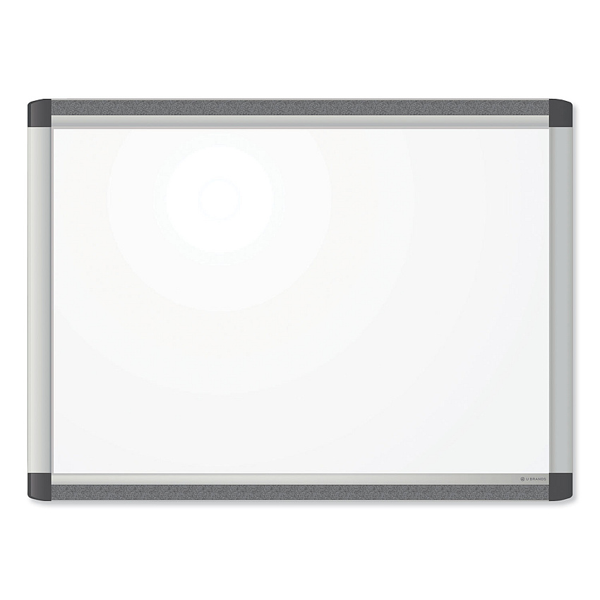 U Brands PINIT Magnetic Dry Erase Board, 23 x 17, White (UBR2804U0001)