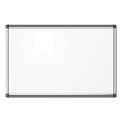 U Brands PINIT Magnetic Dry Erase Board, 36 x 24, White Surface, Silver Aluminum Frame (UBR2805U0001)