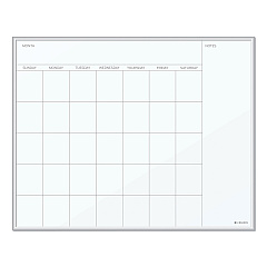 U Brands Magnetic Dry Erase Board, Undated One Month, 20 x 16, White Surface, Silver Aluminum Frame (UBR361U0001)