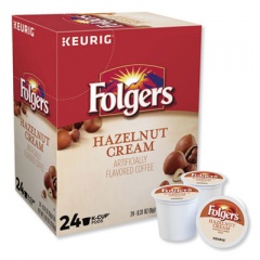 Folgers Hazelnut Cream Coffee K-Cups, 24/Box (0162)