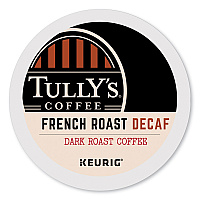 Tully's Coffee French Roast Decaf Coffee K-Cups, 96/Carton (GMT192419CT)