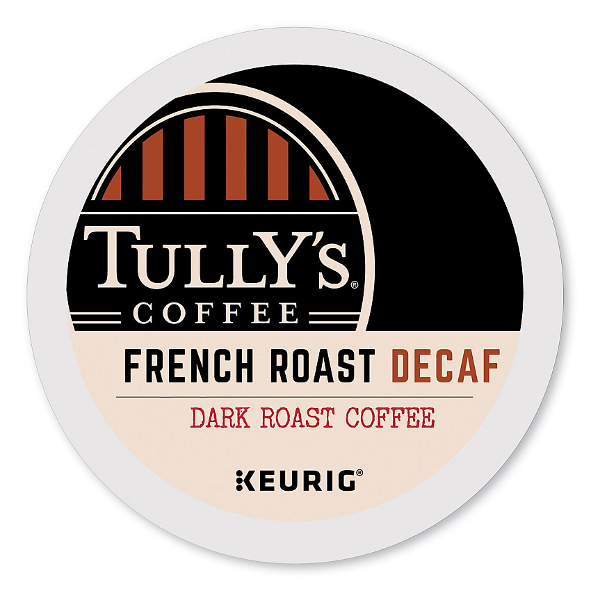 Tully's Coffee French Roast Decaf Coffee K-Cups, 96/Carton (GMT192419CT)