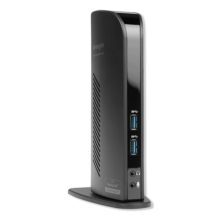 Kensington USB 3.0 Docking Station with DVI/HDMI/VGA Video, 1 DVI and 1 HDMI Out (KMW33972)