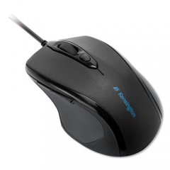 Kensington Pro Fit Wired Mid-Size Mouse, USB 2.0, Right Hand Use, Black (72355)