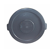 Gator Plus Container 44 Gallon Container Lid, Secure Fit, Durable Molded Construction, Drain Channels, Nsf 2 & 21 Certified, Made In Usa, Gray, Case Of 6, Case Of 4 (7745-3)