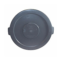 Gator Plus Container 44 Gallon Container Lid, Secure Fit, Durable Molded Construction, Drain Channels, Nsf 2 & 21 Certified, Made In Usa, Gray, Case Of 6, Case Of 4 (7745-3)
