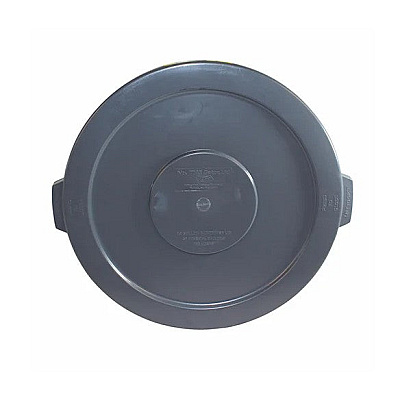 Gator Plus Container 44 Gallon Container Lid, Secure Fit, Durable Molded Construction, Drain Channels, Nsf 2 & 21 Certified, Made In Usa, Gray, Case Of 6, Case Of 4 (7745-3)