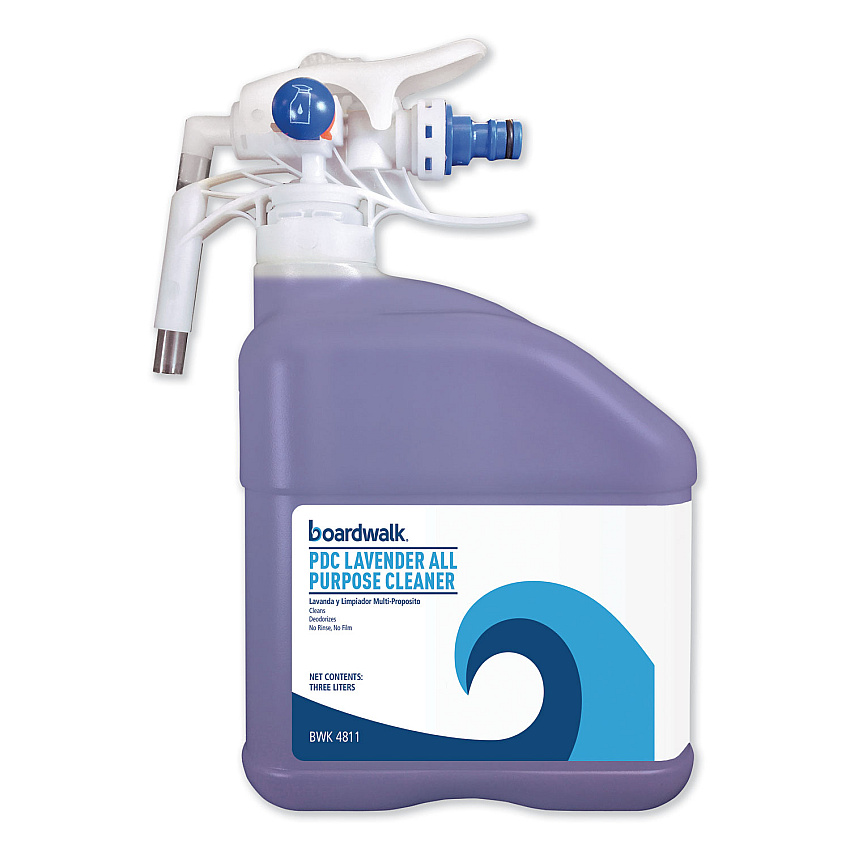 Boardwalk PDC All Purpose Cleaner, Lavender Scent, 3 Liter Bottle (BWK4811EA)