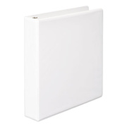 Wilson Jones Heavy-Duty D-Ring View Binder with Extra-Durable Hinge, 3 Rings, 1.5" Capacity, 11 x 8.5, White (38534W)