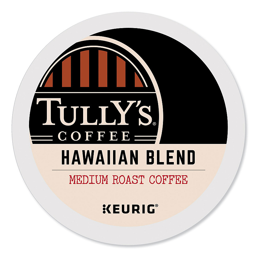 Tully's Coffee Hawaiian Blend Coffee K-Cups, 96/Carton (GMT6606CT)