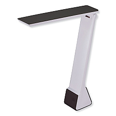 Bostitch Konnect Rechargeable Folding LED Desk Lamp, 2.52w x 2.13d x 11.02h, Gray/Black (BOSKTVLED1810BK)