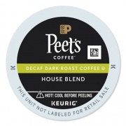 Peet's Coffee House Blend Decaf  K-Cups, 22/Box (6544)