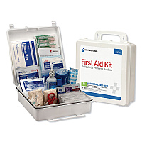 First Aid Only Bulk ANSI 2015 Compliant Class B Type III First Aid Kit for 50 People, 199 Pieces, Plastic Case (FAO90566)