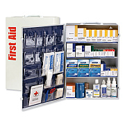 First Aid Only ANSI Class B+ 4 Shelf First Aid Station with Medications, 1,461 Pieces, Metal Case (FAO90576)