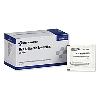 PhysiciansCare by First Aid Only First Aid Antiseptic Towelettes, 25/Box (FAO51028)