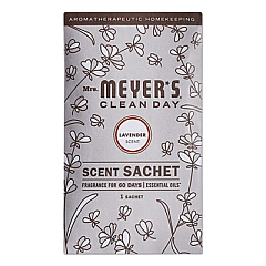Mrs. Meyer's Clean Day Scent Sachets, Lavender, 0.05 Lbs Sachet, 18/carton (SJN308115)
