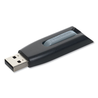 Verbatim Store 'n' Go V3 USB 3.0 Drive, 8 GB, Black/Gray (49171)