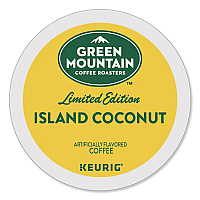 Green Mountain Coffee Roasters Roasters Roasters Island Coconut Coffee K-Cup Pods, 96/Carton (GMT6720CT)