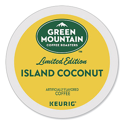 Green Mountain Coffee Roasters Roasters Roasters Island Coconut Coffee K-Cup Pods, 96/Carton (GMT6720CT)