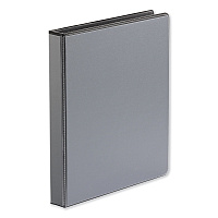Universal Deluxe Easy-to-Open D-Ring View Binder, 3 Rings, 1" Capacity, 11 x 8.5, Black (UNV30711)