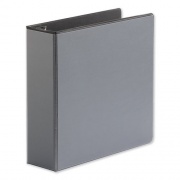 Universal Deluxe Easy-to-Open D-Ring View Binder, 3 Rings, 3" Capacity, 11 x 8.5, Black (30751)