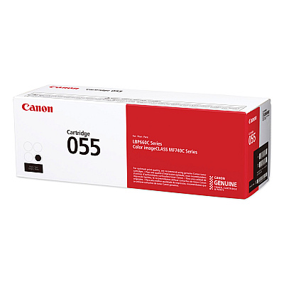 Canon 3016C001 (055) Toner, 2,300 Page-Yield, Black