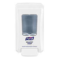 PURELL FMX-20 Soap Push-Style Dispenser, 2,000 mL, 4.68 x 6.5 x 11.66, For K-12 Schools, White, 6/Carton (GOJ524006)