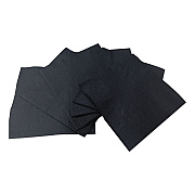 GEN Cocktail Napkins, 1-Ply, 9w x 9d, Black, 4,000/Carton (GEN1401)