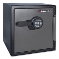 Sentry Safe Fire-Safe with Digital Keypad Access, 1.23 cu ft, 16.38w x 19.38d x 17.88h, Gunmetal (SENSFW123ES)