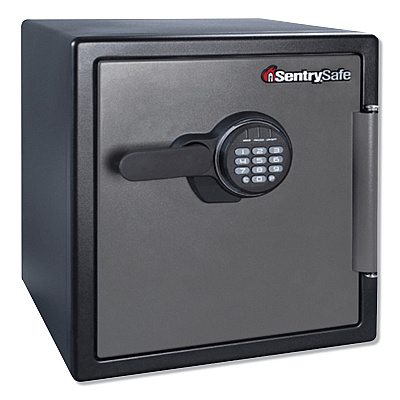 Sentry Safe Fire-Safe with Digital Keypad Access, 1.23 cu ft, 16.38w x 19.38d x 17.88h, Gunmetal (SENSFW123ES)