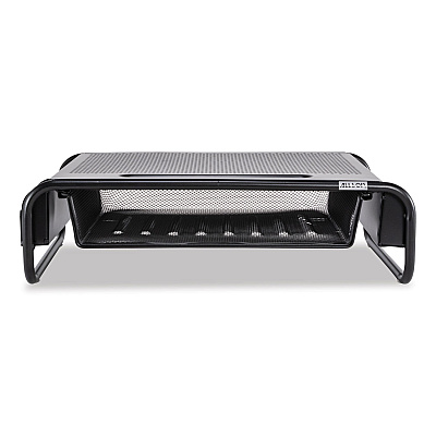 Allsop Metal Art Organizer 5 Monitor, 18" x 11.8" x 5.1", Black, Supports 30 lbs (ASP32166)