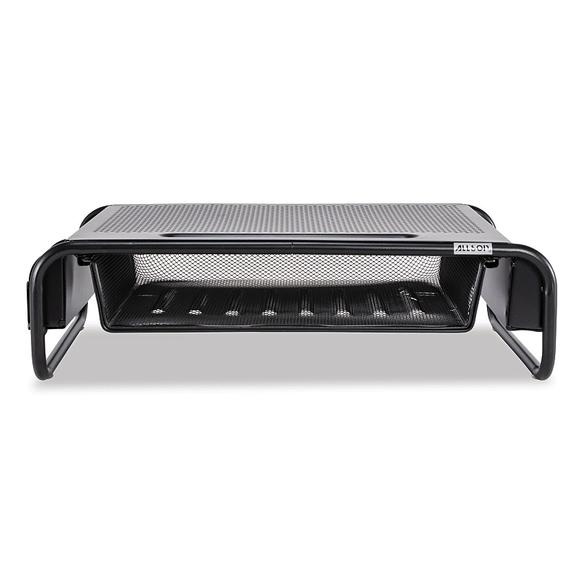 Allsop Metal Art Organizer 5 Monitor, 18" x 11.8" x 5.1", Black, Supports 30 lbs (ASP32166)