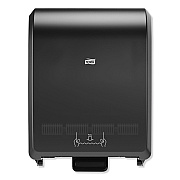 Tork Mechanical Hand Towel Roll Dispenser, H80 System, 12.32 x 9.32 x 15.95, Black (TRK772828)