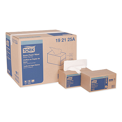 Tork Multipurpose Paper Wiper, 2-Ply, 9 x 10.25, White, 110/Box, 18 Boxes/Carton (TRK192125A)